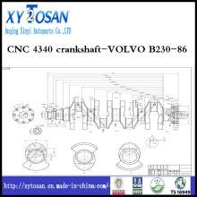 CNC 4340 Cigüeñal-Volvo B230-86